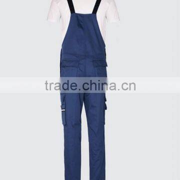 Juqian 2016 Quality Work Garments Classic Breathable Detachable Cargo Durable Blue Overall Work Pant photo-6