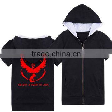 High Quality Pokemon Go Team Valor Team Mystic Team Instinct Hoodies T-shirt photo-4