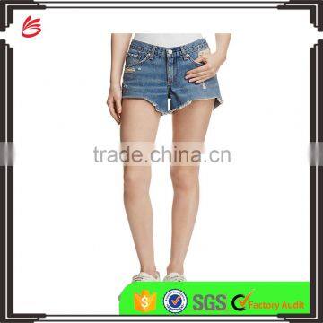 Newest hot sale women denim jean short trouser cutoff shorts for girl lady pant