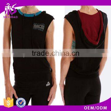 2017 Guangzhou Fashion Summer 100% Polyester Loose Sleeveless Hot Girls Sexy Tank Tops/Singlets