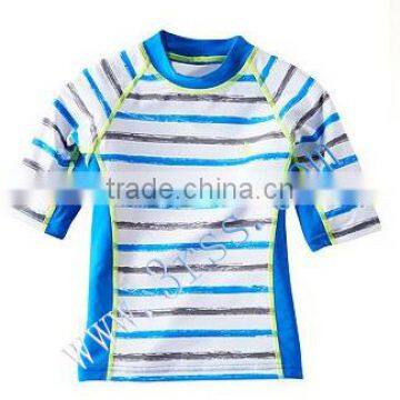 chidren's stripe rash t shirt stripe for boy