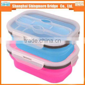 2017 China Supplier Hot Sales Good Quality Silicone Bento Lunch Box photo-3