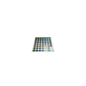 colorful printing self adhesive laser sticker