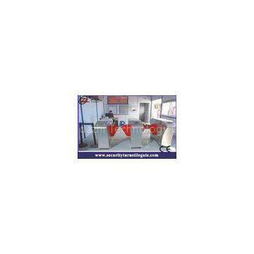 IR Sensor 304 stainless steel Flap Barrier Gate Pedestrian Turnstiles
