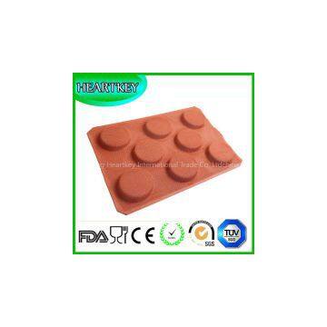 Silform 8 Compartment Round Hamburger Baguette Baking Mold photo-3