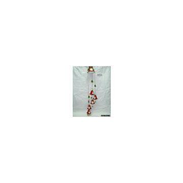 porcelain wind bell,ceramic hanging decoration,porcelain wind chime,ceramic christmas wind chime