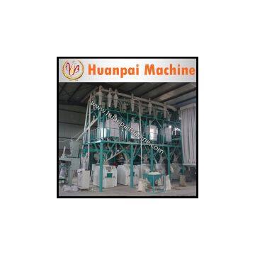 whole set maize flour machine, corn flour equipment, roller mill