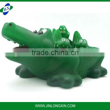 Swimming crocodile wiht baby toy Vinyl bath toys