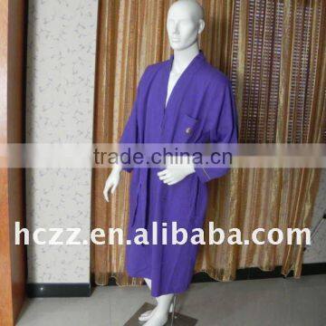 100% cotton waffle bathrobe