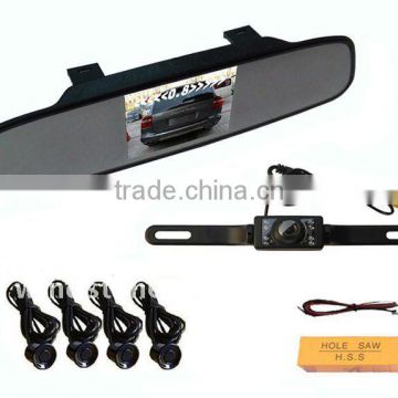 Rearview Parking Sensor with Wireless Camera Automobile Kit (RD738)