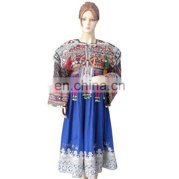 One Of Kind Banjara Dress Wholesale Hand Embroidered Kutchi Dress