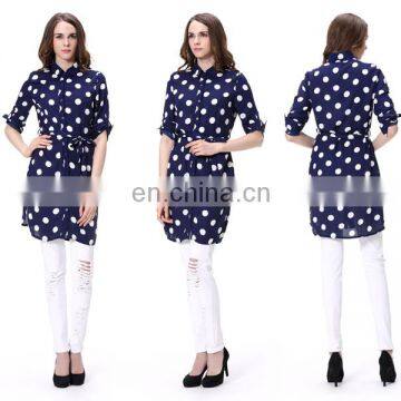 Latest shirt designs for women fashion shirt printing guangzhou custom shirt