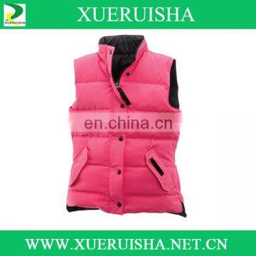 girls down vest for autumn sleeveless down jacket