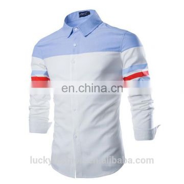 Trendy fit High quality office long sleeve shirt for men