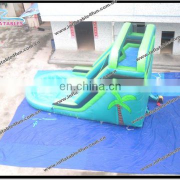 2011 top selling commercial inflatable pool water slide