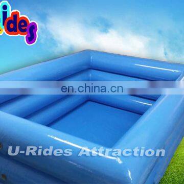 Quadrate Inflatable Triple Tubes Swimming Pool