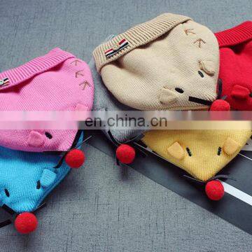 Cute New Fashion Baby Caps Woolen Trendy Cartoon Hats photo-2