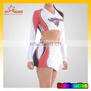 Comfortable fabrics wholesale cheerleading uniforms custom cheerleading uniforms