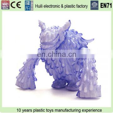 Customized 3d vinyl toys prototype, OEM plastic vinyl toys factory, Hot sale plastic transparent vinyl toys