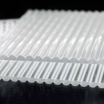 Clear Linear Textured Acrylic Sheet photo-3