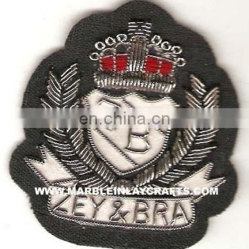 Zari Hand Embroidery Unique Badge