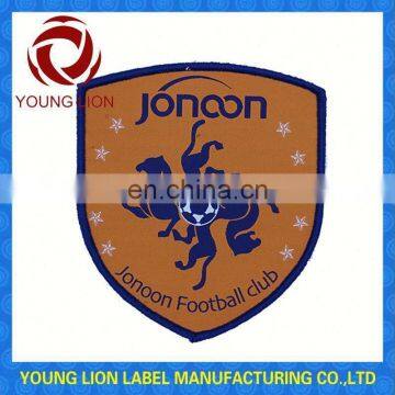 soccer woven badge for sports with low price