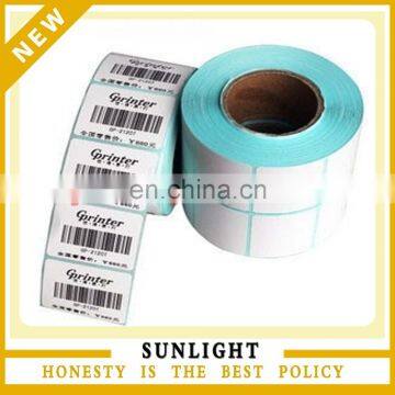 Wholesale promotional customized clothes barcode label adhesive logo sticker