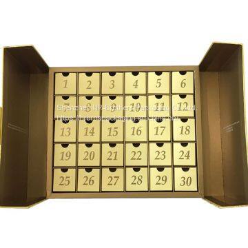 Handmade Custom Decoration Paper Christmas Gift Advent Calendar Box photo-3