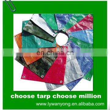 110gsm orange recycled tent tarpaulin linyi pe tarpaulin factory