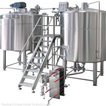 500L/1000L Shandong Zunhuang Stainless Steel Craft Beer Brewery Equipment Beer Brewing Container for Bar/restaurant/hotel photo-2