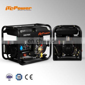 single phase portable air cooled welding diesel generator with sales promotion