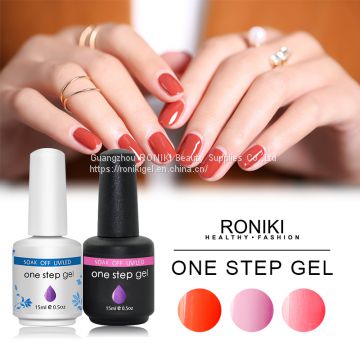 Roniki One Step Gel Polish,Nail Painting Color Gel,Nail Art Gel