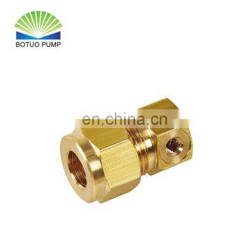 Tube Nozzle Brass Terminal Connector with Single Hole for Atomizing Humidification Spray System