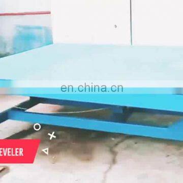 7LGQ Shandong SevenLift stationary truck unloading indoor ground dock leveler ramps with leveller