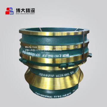 High Quality Metso nordberg gp220 gp550 bowl liner and concave Cone Crusher Wear Parts