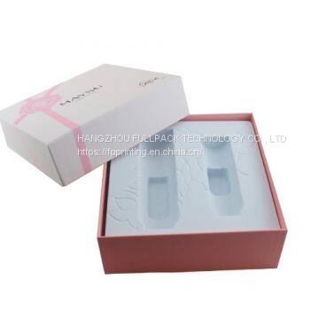 cosmetic packaging boxes with PET inserts