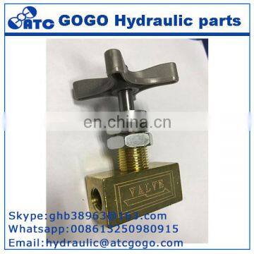 Flow Control Valve Needle Valve Hydraulic Pressure Gauge Switch Valve