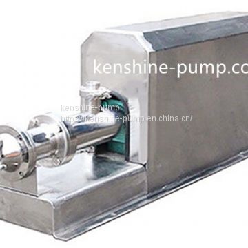 GF Food sanitary grade stainless steel single screw pump