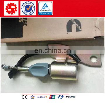 Genuine  diesel engine part flmeout stop solenoid valve 3991625, Excavator parts 24V fuel pump solenoid/shutoff solenoid