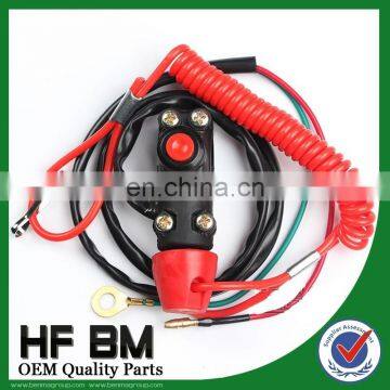 Universal Engine Stop Tether Emergency Switch Lanyard Kit for ATV Racing