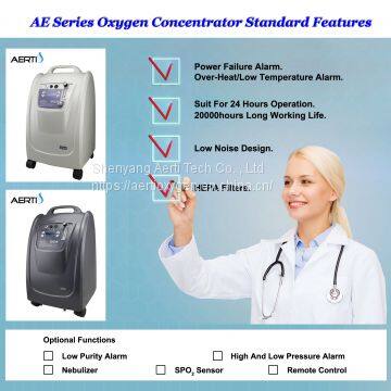 AE Series 3L 5L 8L 10L Oxygen Concentrator for Home Care and Medical Use photo-4