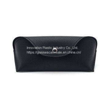 Promotional Vintage and Personalized Leather Sunglasses Case with Press-button