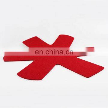 Hot Sale Durable Flower Felt Cooking Pot Pad No-woven Pan Protector photo-2