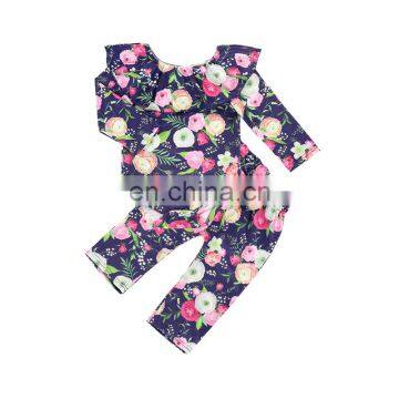 Newborn Baby Girl Clothes Sunflower Outfit Long Sleeve Bodysuit With Matching Pant Infant Clothing Set photo-5