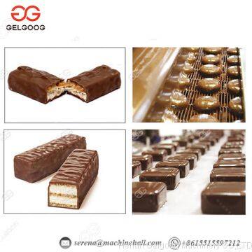 Commercial Chocolate Enrober Line Cooling Tunnel Stainless Steel Chocolate Coating Machine