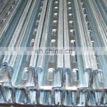 Galvanized Perforated U Steel Profile/U Steel Channel 41x41/C Channel Purlin photo-4