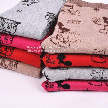 Hot Sale Winter Printed Plush Warm Printed Leggings Kids Girl Thicken Pants