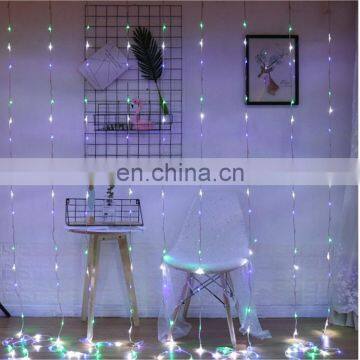 3*3m Fairy Waterfall Curtain Safty Led String Lights for Indoor Outdoor Shop Bar Decoration Lighting photo-7