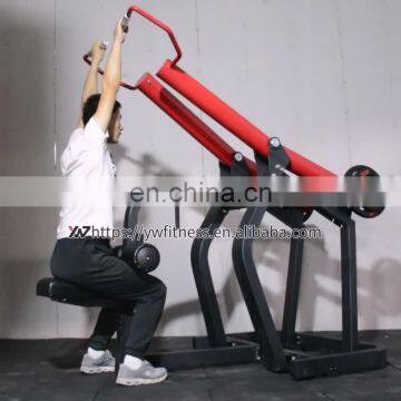 Fitness equipment lat pull down machine