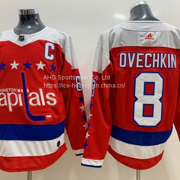 Washington Capitals #8 Ovechkin Red Jersey